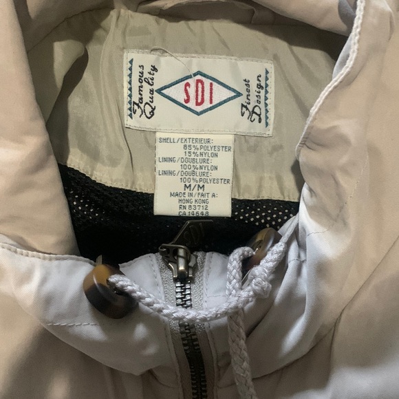 PGA Tour Windbreaker. Mens Medium. Biege - Picture 2 of 3